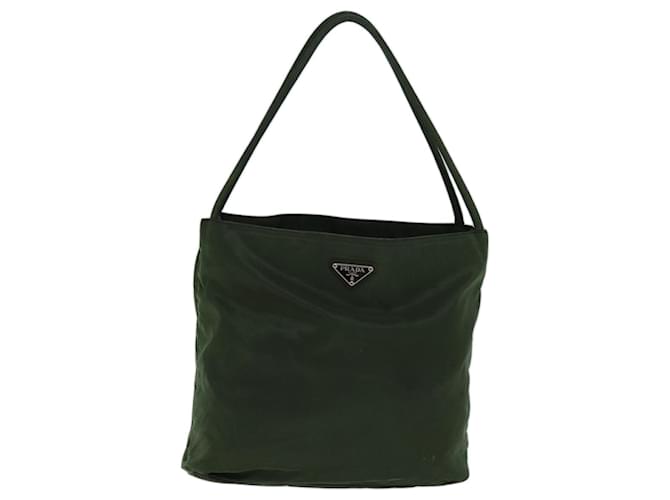 Tote Prada Tessuto Khaki Synthetisch  ref.1380240