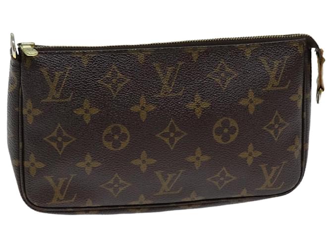 Accesorios de Louis Vuitton Pochette Castaño Lienzo  ref.1380321