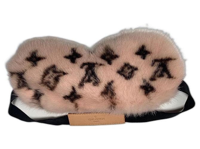 Louis Vuitton Night Mask Pink Mink Fur