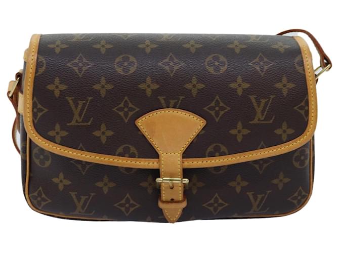 Louis Vuitton Sologne Castaño Lienzo  ref.1380331