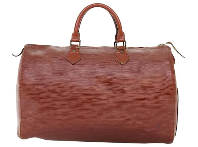 Louis Vuitton Speedy 35 Brown Leather  ref.1380351