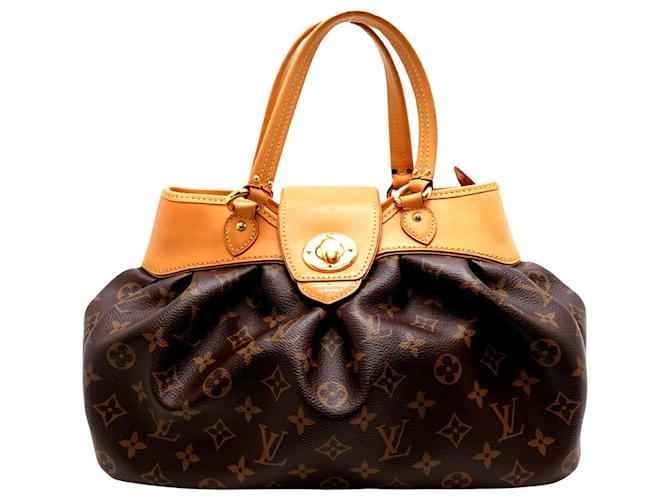 Louis Vuitton Boétie Marrom Lona  ref.1380377