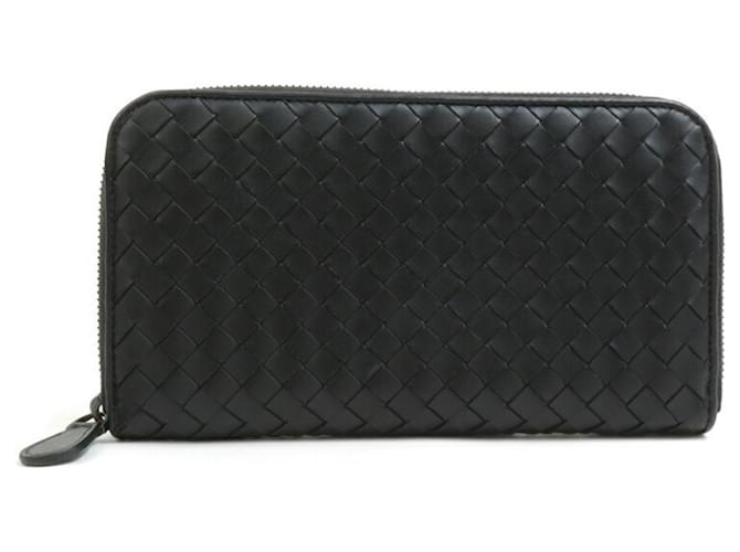 Bottega Veneta Intrecciato Negro Cuero  ref.1380396