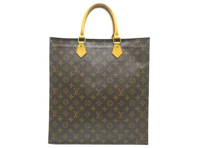 Louis Vuitton Sac plat Braun Leinwand  ref.1380402