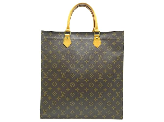 Louis Vuitton Sac Plat Brown Cloth  ref.1380402