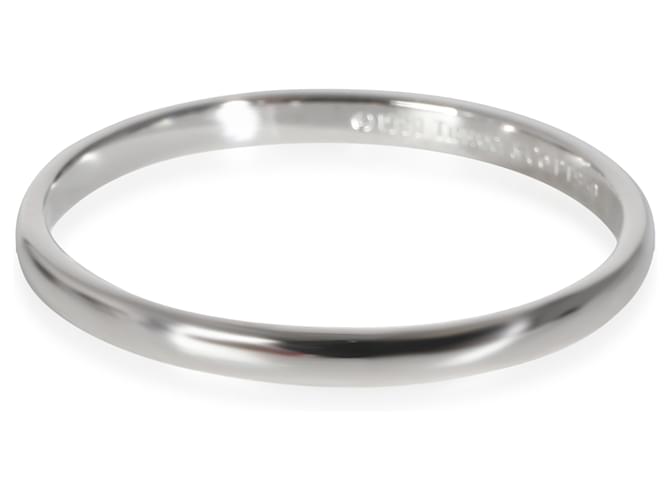 Tiffany & Co. Tiffany Forever Band en platine Métal Argenté Métallisé  ref.1380426