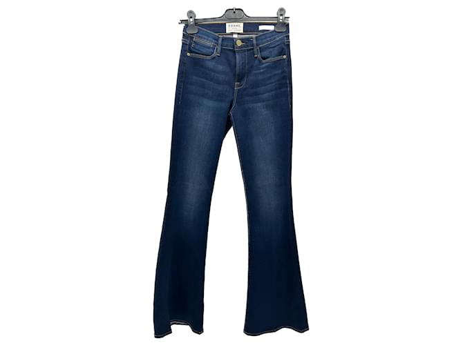 Frame Denim FRAME  Jeans T.US 26 Cotton Blue  ref.1380467