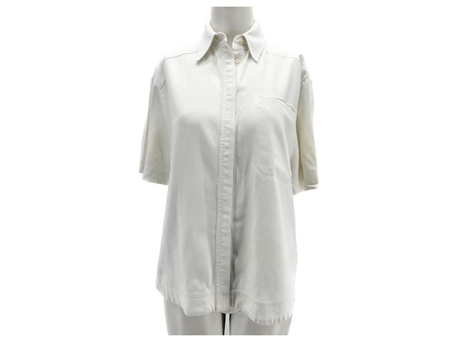 Autre Marque Loulou studio tops T.International S Viscose White  ref.1380491