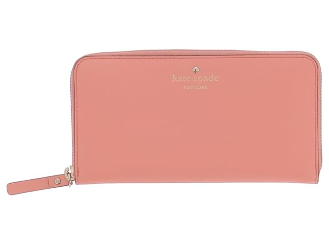 KATE SPADE Geldbörsen, Brieftaschen & Etuis T. Leder Pink  ref.1380498