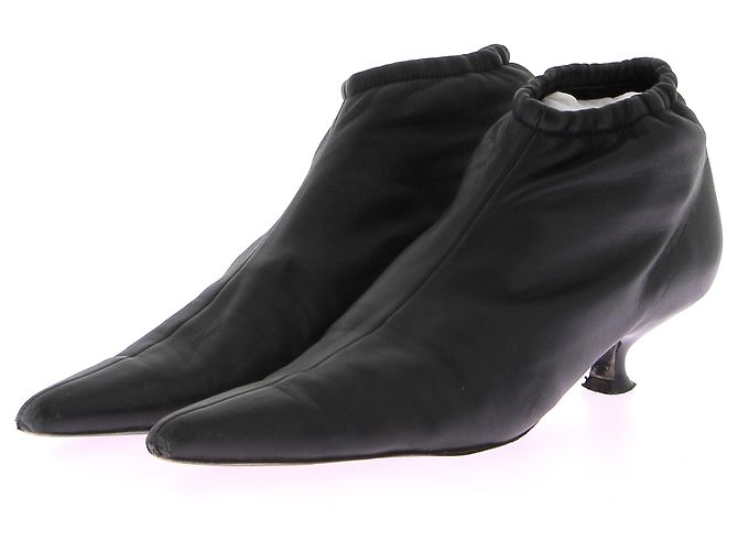 Botines Khaite T.EU 37 Cuero Negro
