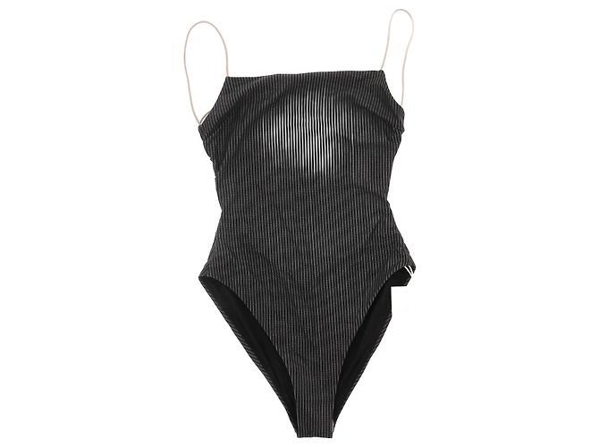 Autre Marque Nicht signiert / Unsignierte Bademode T.US 6 Polyester Schwarz