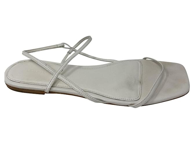 Autre Marque STUDIO AMELIA  Sandals T.EU 38 Leather White  ref.1380533