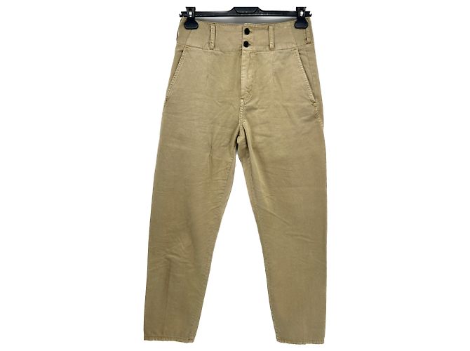 Current Elliott Jeans Elliott actuales T.US 25 de algodón Beige