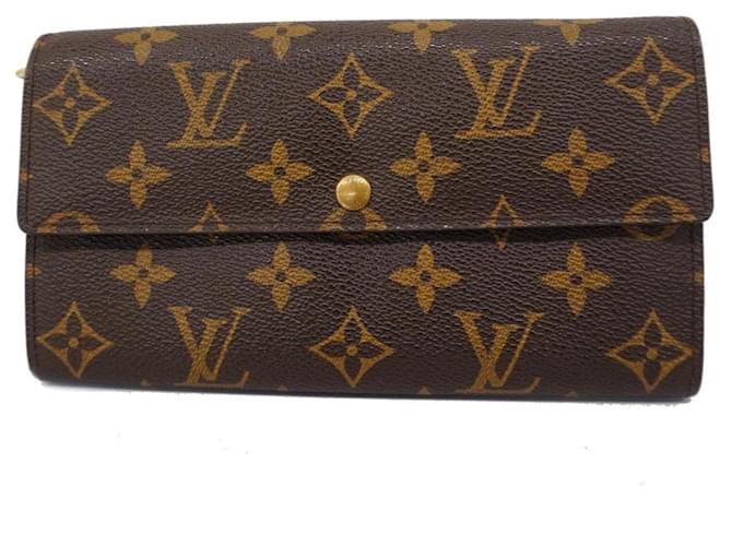 Louis Vuitton Sarah Marrom Lona  ref.1380628