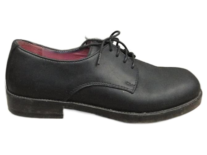 Autre Marque Zapatos con cordones Negro Cuero  ref.1380636