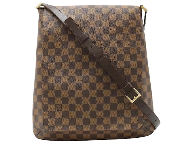 Louis Vuitton Musette Braun Leinwand  ref.1380648