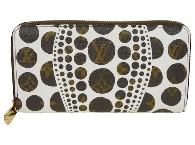 Louis Vuitton Portefeuille zippy White Cloth  ref.1380657