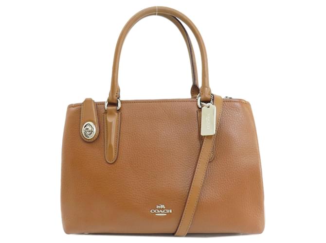 Coach Entraîneur Cuir Marron  ref.1380665