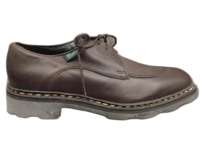 Paraboot Derbies Cuir Marron foncé  ref.1380694