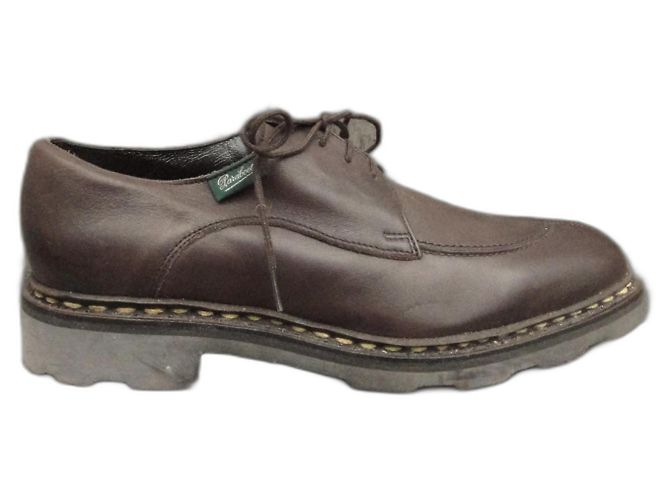Derby Paraboot in pelle marrone scuro