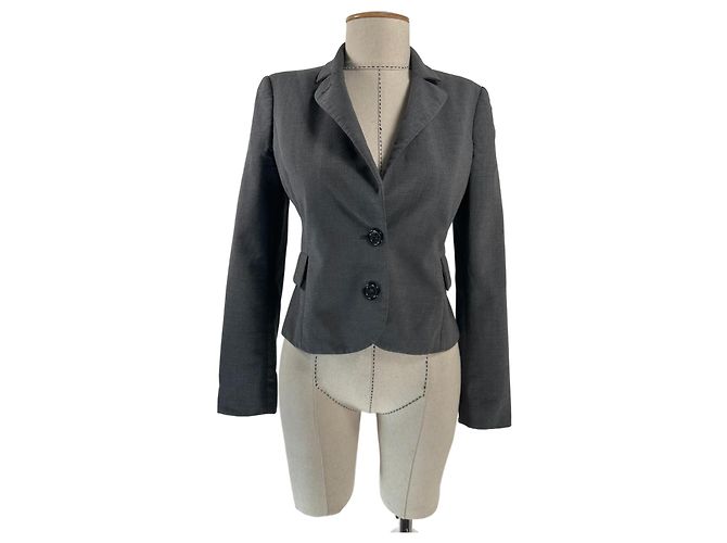 Red Valentino Wollblazer Grau