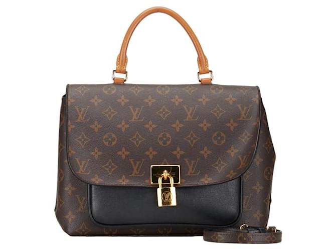 Louis Vuitton-Marignan Braun Leder  ref.1380702