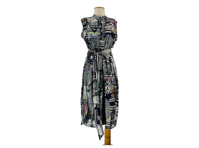 Vestido Bitte Kai Rand Viscose Multicor XL