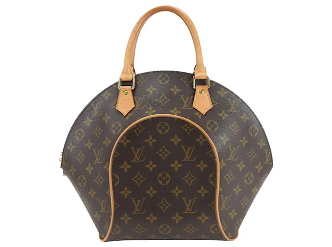 Louis Vuitton Ellipse Marrone Tela  ref.1380747