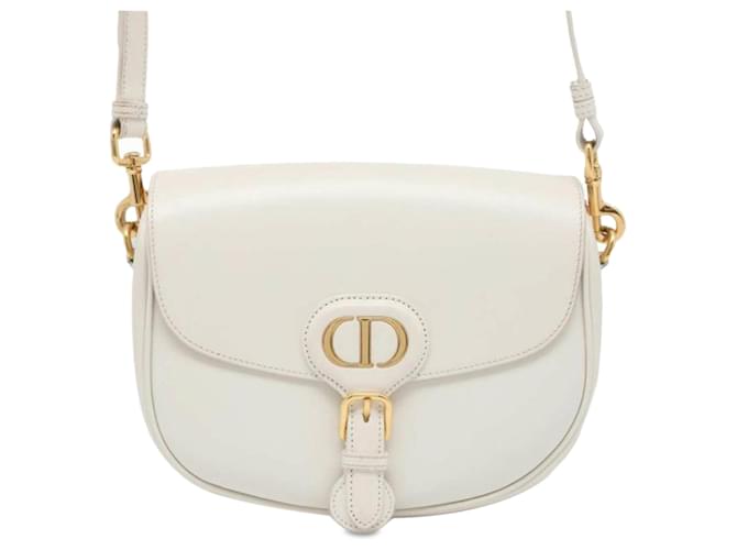 Dior Branco Médio Couro Bobby Crossbody Bezerro-como bezerro  ref.1380809