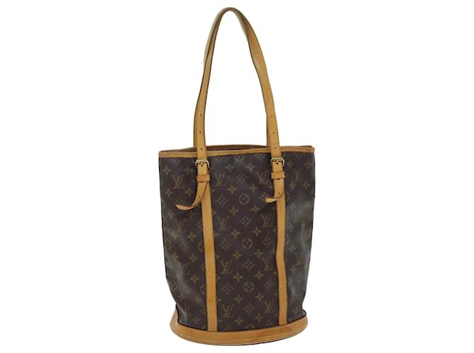 LOUIS VUITTON Monogramm Bucket GM Umhängetasche M.42236 LV Auth fm3393 Leinwand  ref.1380969