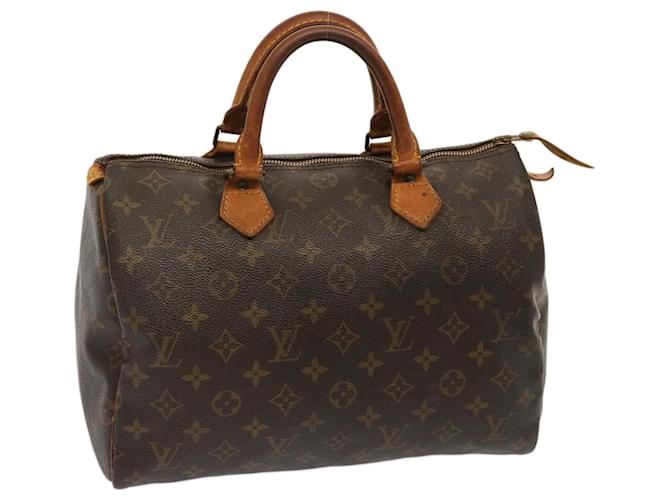 LOUIS VUITTON Monogram Speedy 30 Hand Bag M41526 LV Auth 72278 Cloth  ref.1380971