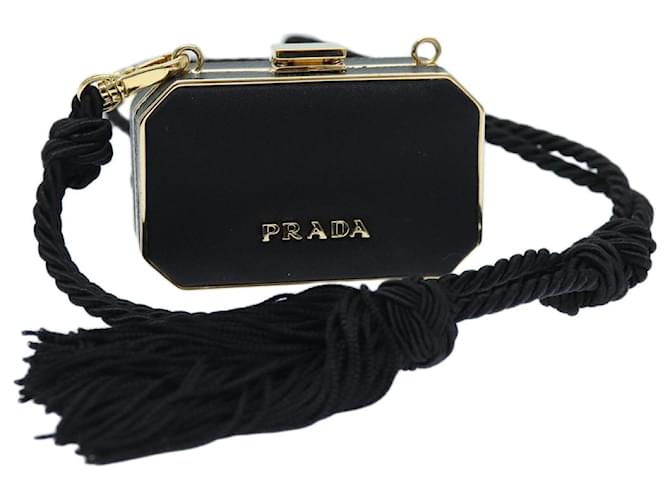 Bandolera PRADA Nylon Negro Autenticación 73746A  ref.1380984