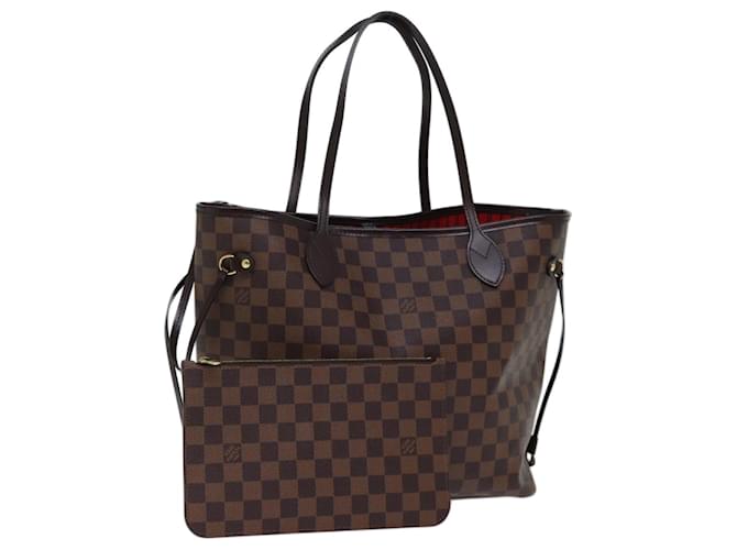 LOUIS VUITTON Damier Ebene Neverfull MM Einkaufstasche N51105 LV Auth am6117A  ref.1381034