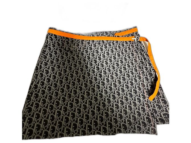 Falda Pareo Christian Dior Azul