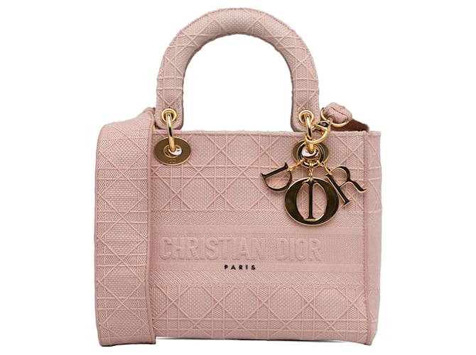 DIOR HandbagsCloth Pink  ref.1381119