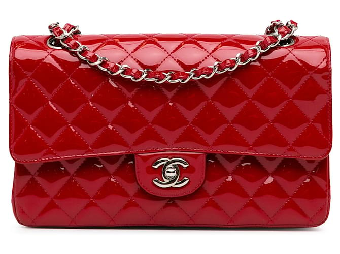 CHANEL HandtaschenLeder Rot  ref.1381132