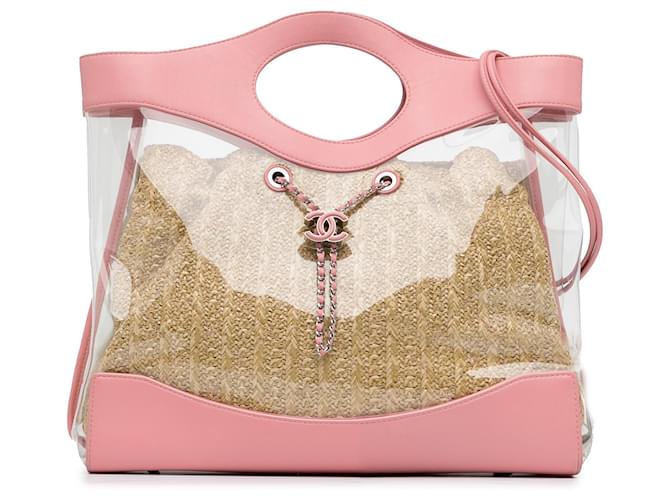CHANEL HandbagsPlastic Pink  ref.1381181