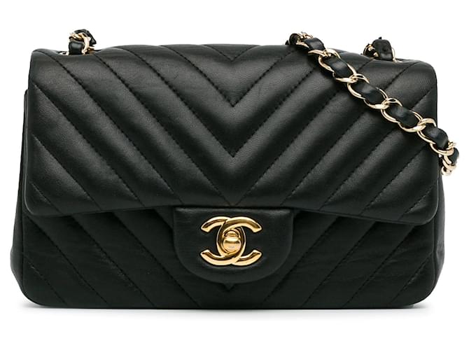 Borse CHANELPelle Nero  ref.1381193