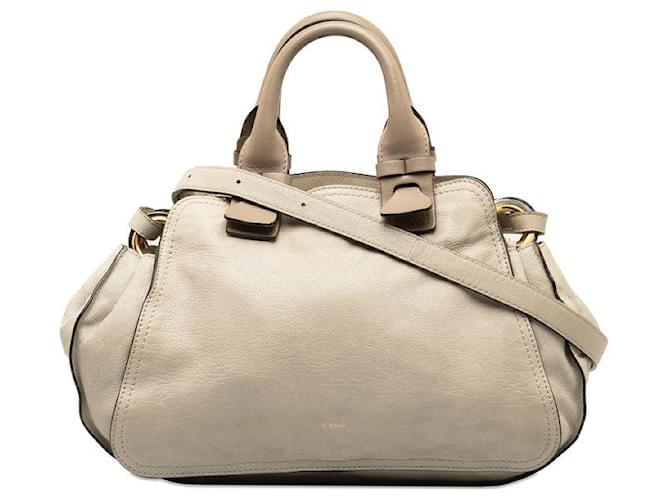 Chloé Chloe Leather Flynn Handtasche Leder Umhängetasche 3S1173 in gutem Zustand  ref.1381590