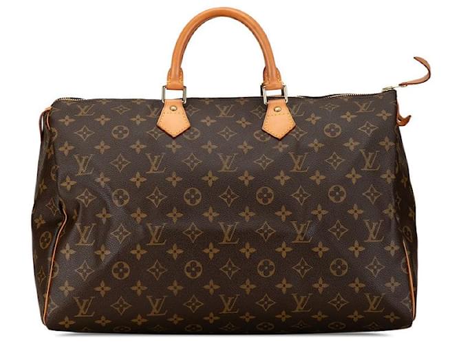 Louis Vuitton Speedy 40 Canvas Handbag M41522 in Good condition Cloth  ref.1381627