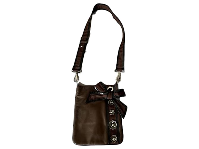 Kenzo Handbags Brown Lambskin  ref.1381674