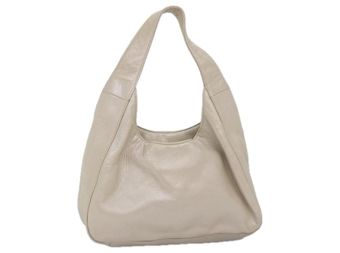 Bolsa PRADA Couro Branco Auth fm3418  ref.1381783