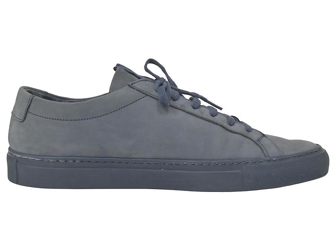 Autre Marque Common Projects Achilles Baskets basses en daim bleu