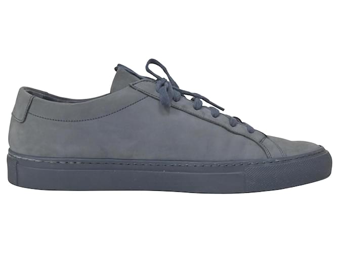 Autre Marque Common Projects Achilles Low Sneakers aus blauem Wildleder Schweden  ref.1381855