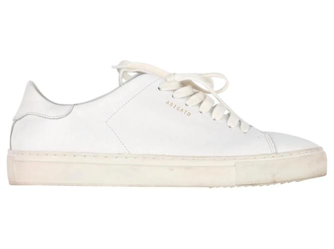Axel Arigato Clean 90' Low Top Sneakers in White Leather  ref.1381866