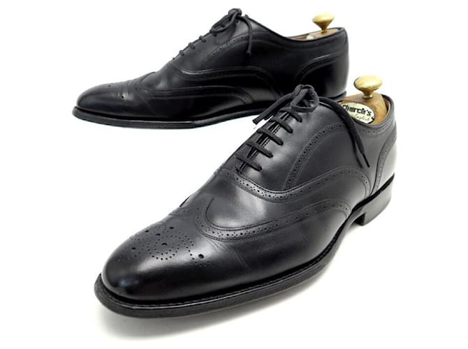 CHURCH'S RICHELIEU BURTON 8F 42 SCHUHE AUS SCHWARZEM LEDER + SCHUHE SCHUHE  ref.1382100