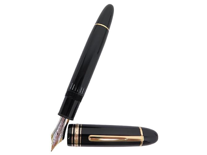 VINTAGE STYLO PLUME MONTBLANC MEISTERSTUCK 149 RESINE MB132113 FOUNTAIN PEN Résine Noir  ref.1382139