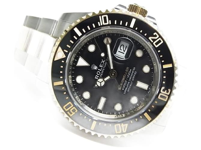 ROLEX Sea-Dweller SS xYG combinación 43 MM 126603 Hombres Plata Acero  ref.1382355