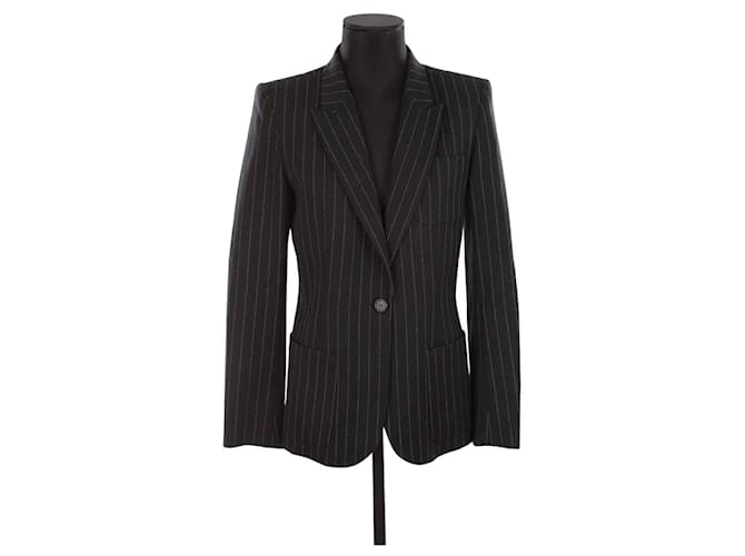 Barbara Bui Blazer en laine Noir  ref.1382390