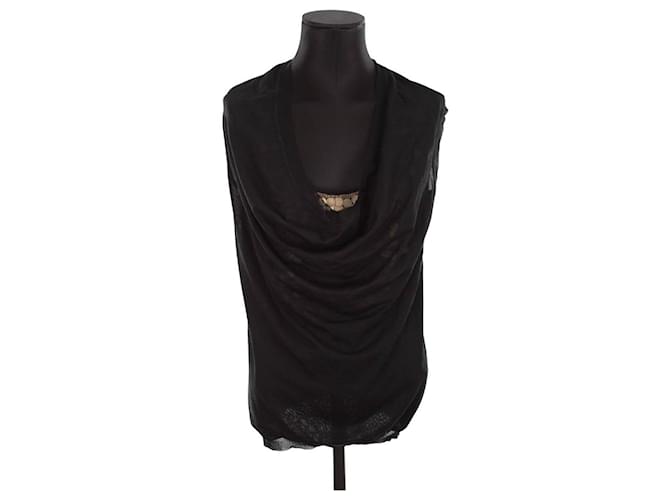 Givenchy Blusa de algodón Negro  ref.1382398